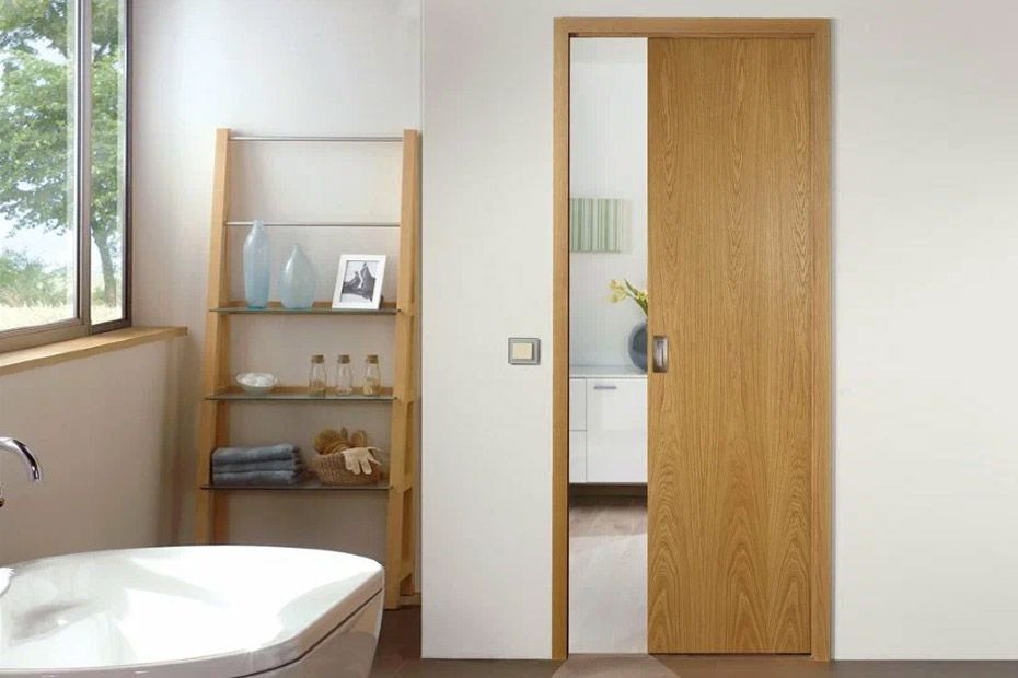 Puerta corredera de baño, funcionalidad y estilo