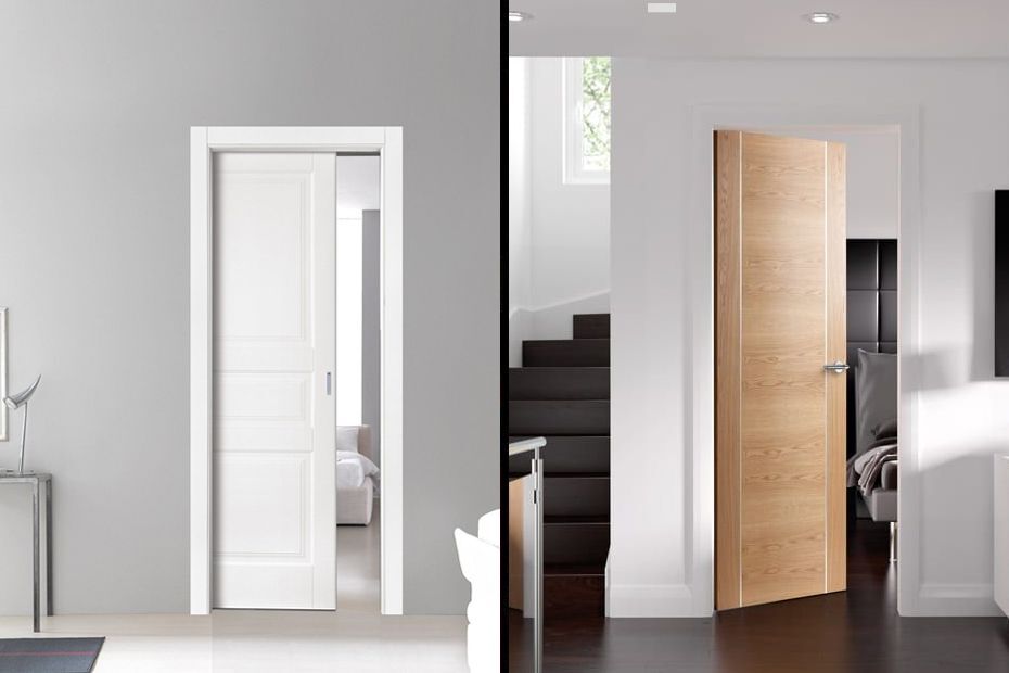Puertas blancas o roble