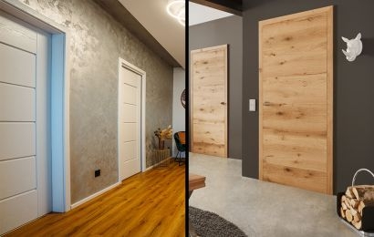 Puertas blancas o de madera