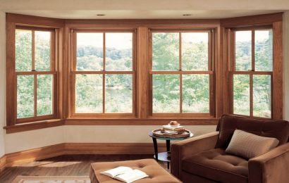 Ventanas de madera de cedro