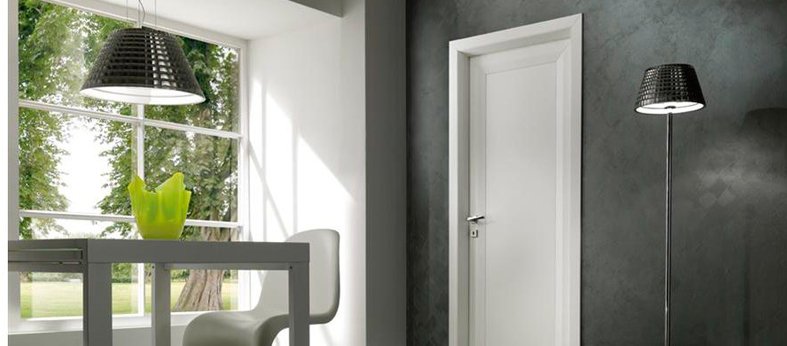 Ejemplo 1 de puertas blancas en pisos modernos