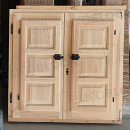 Ventanas de Madera con Cuarterones
