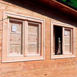 Ventanas de Madera Sin Pintar