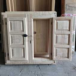 Ventanas de Madera Sin Vidrio