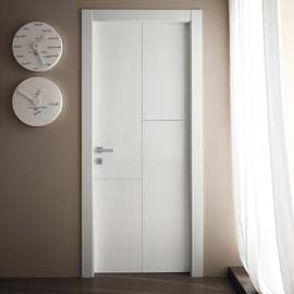 Puertas Blancas con 3 Rayas