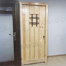 Puertas Exterior Madera Pino
