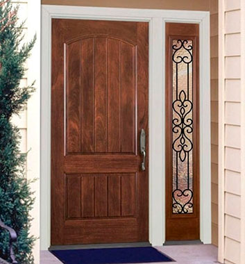 Puertas de exterior de madera máxima seguridad y confort