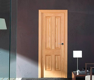 Puertas de interior clásicas de madera