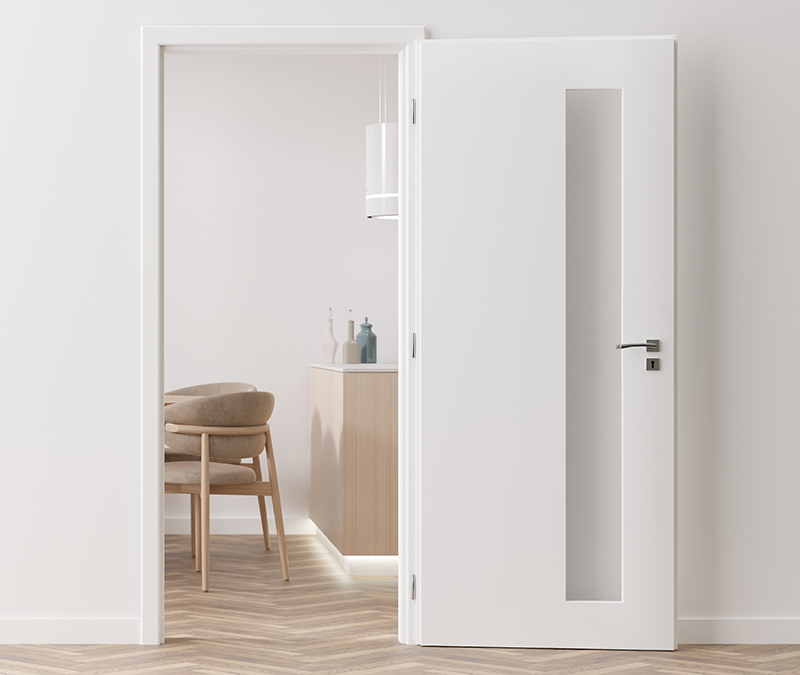 Manillas inox o plata para puertas blancas