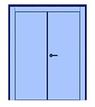 2060 x 1500 mm (Hoja 2030 x 725 + 725 mm)