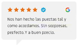 Opinión de nuestro cliente