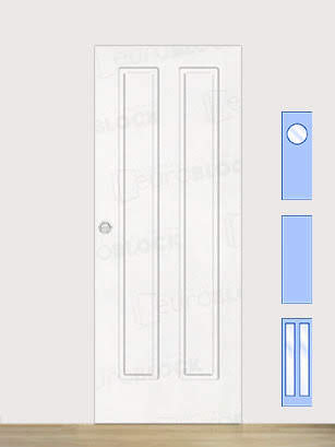 Puerta Corredera de Interior Lacada Blanca PL-200