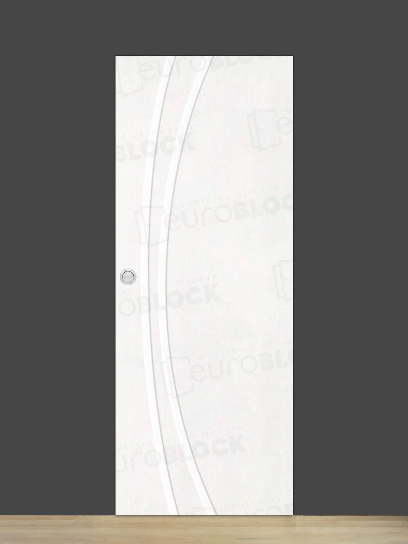 Puerta Corredera de Interior Lacada Blanca PL-2013