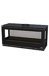 Estufa de Leña Insertable Cairo 110 3C Box de Bronpi
