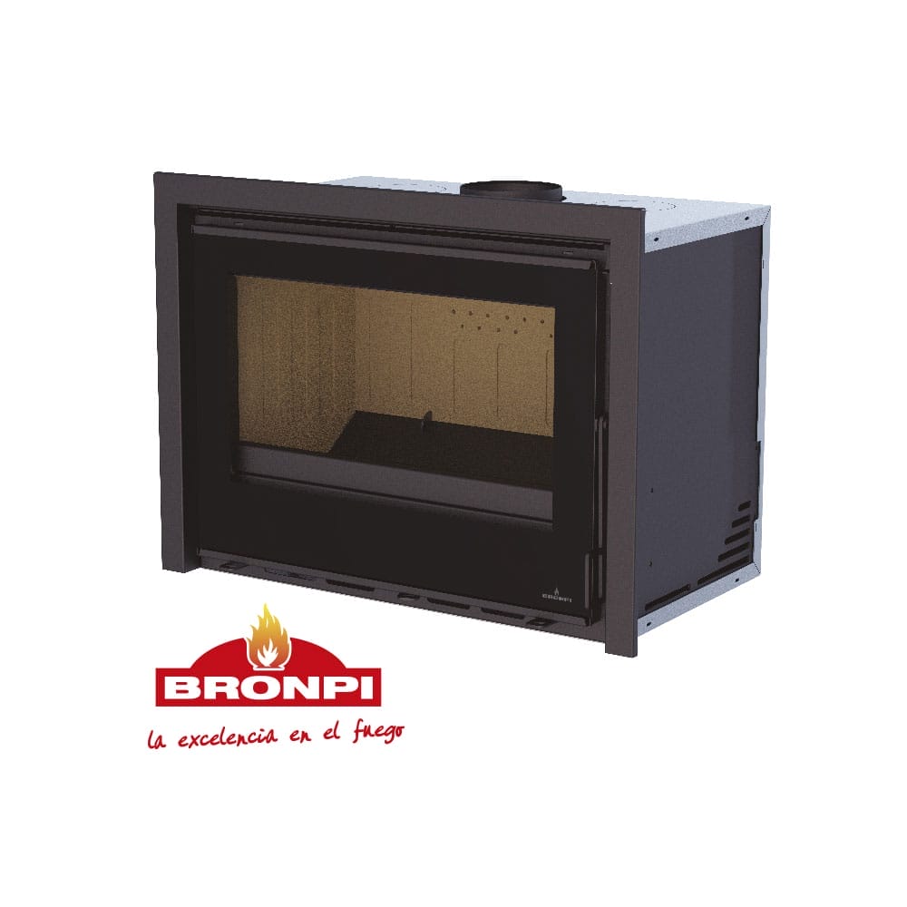 Estufa de Leña Insertable Cairo 80 de Bronpi