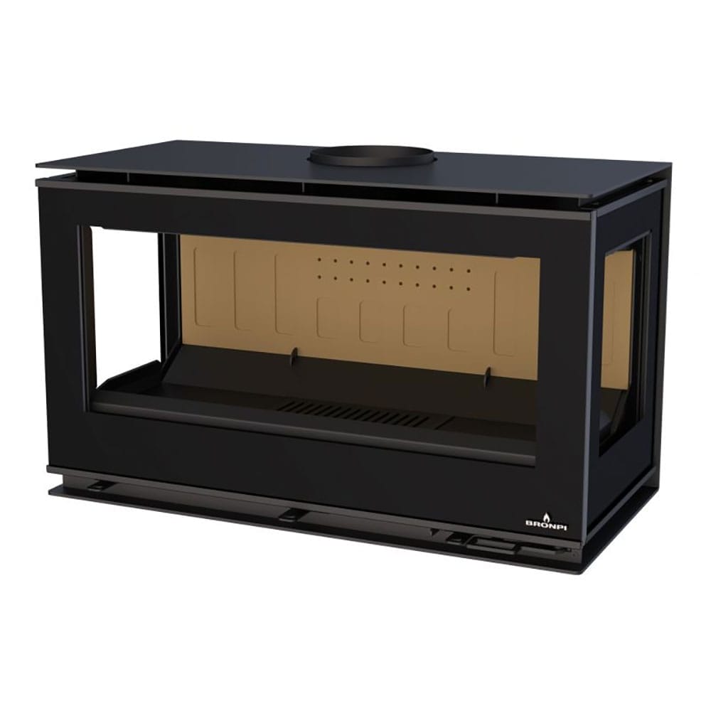 Estufa de Leña Insertable Cairo 90 3C Box de Bronpi