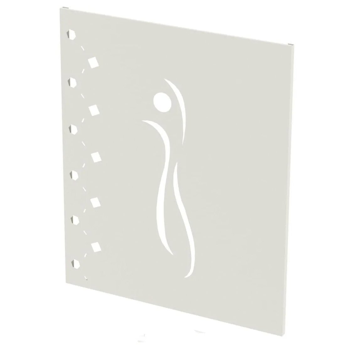 Panel 651 Decorativo Silueta Blanco de Bronpi