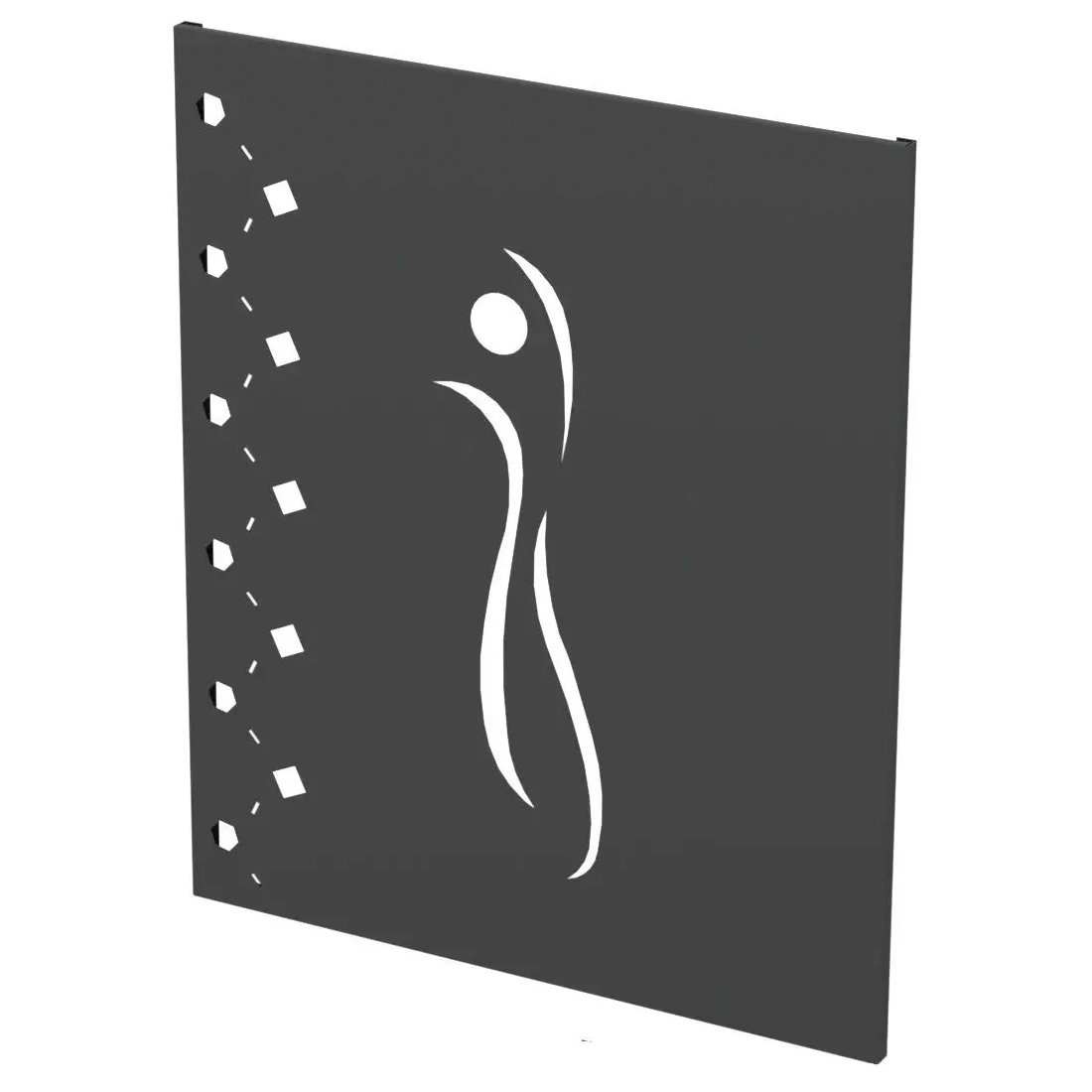 Panel 651 Decorativo Silueta Negro de Bronpi