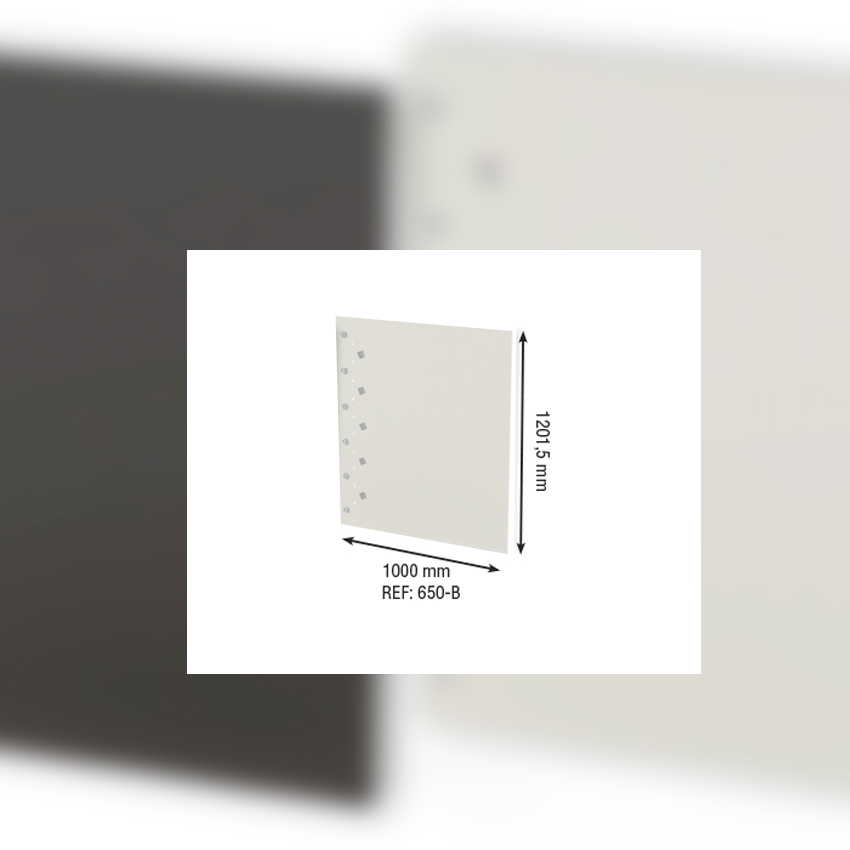 Panel 650 Decorativo Blanco de Bronpi