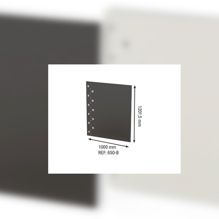Panel 650 Decorativo Negro de Bronpi