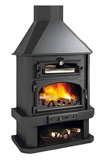 Estufa de Leña Chimenea Ebro de Bronpi