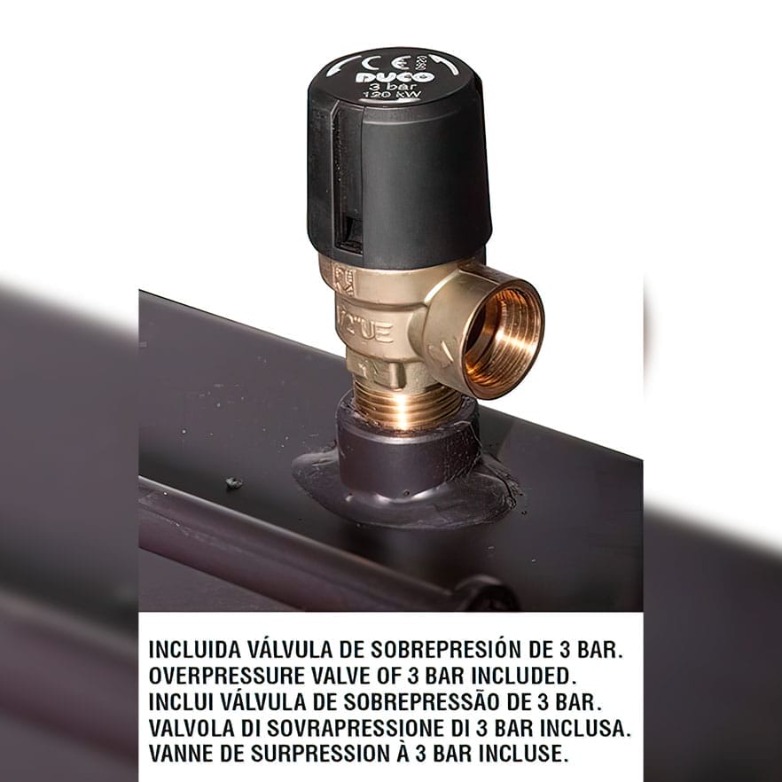 Caldera de Leña Tecno-Hydrobronpi 70 Vision de Bronpi