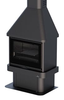 Estufa de Leña Chimenea Lisboa de Bronpi