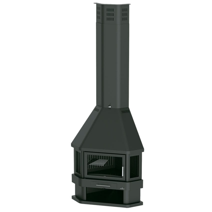 Estufa de Leña Chimenea Lorca R de Bronpi