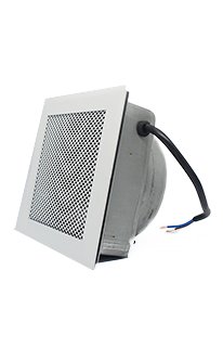 Rejilla Motorizada con Turbina M-D Salida 12 Blanca de Bronpi