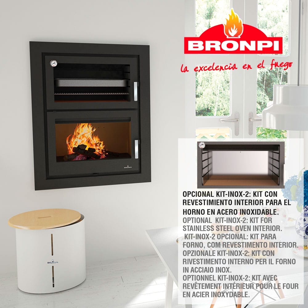 Horno de Leña Murano E de Bronpi