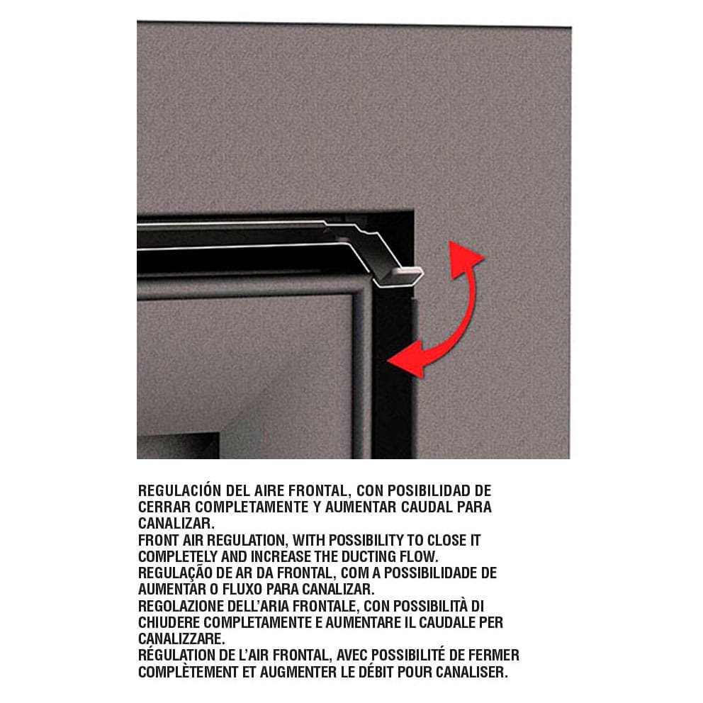 Estufa de Leña Insertable Paris 55 de Bronpi
