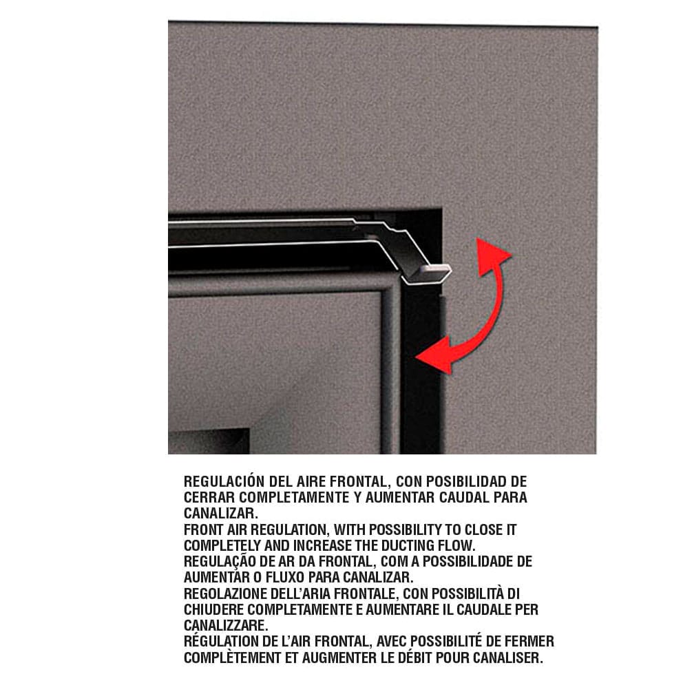 Estufa de Leña Insertable Paris 70 3C de Bronpi