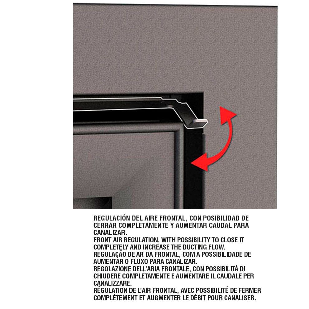 Estufa de Leña Insertable Paris 70 de Bronpi