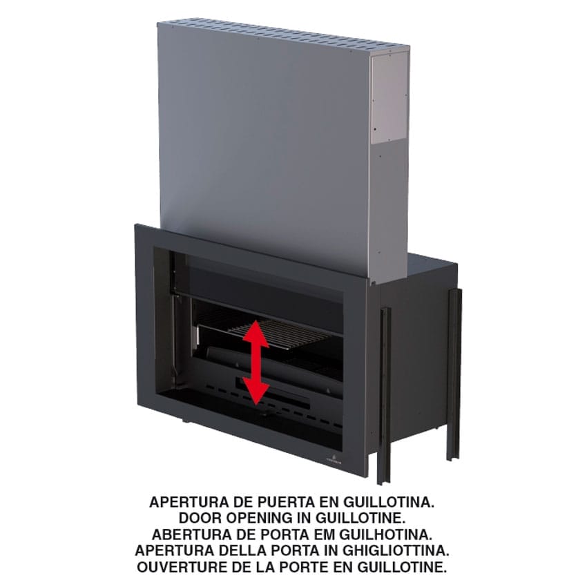 Estufa de Leña Insertable Paris 90 VG de Bronpi