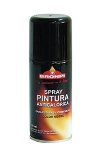 Pintura Anticalórica Mod. 23-N Negra en Spray de Bronpi