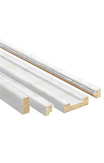 Kit de Carpintería MDF Lacado Blanco para Puertas Correderas