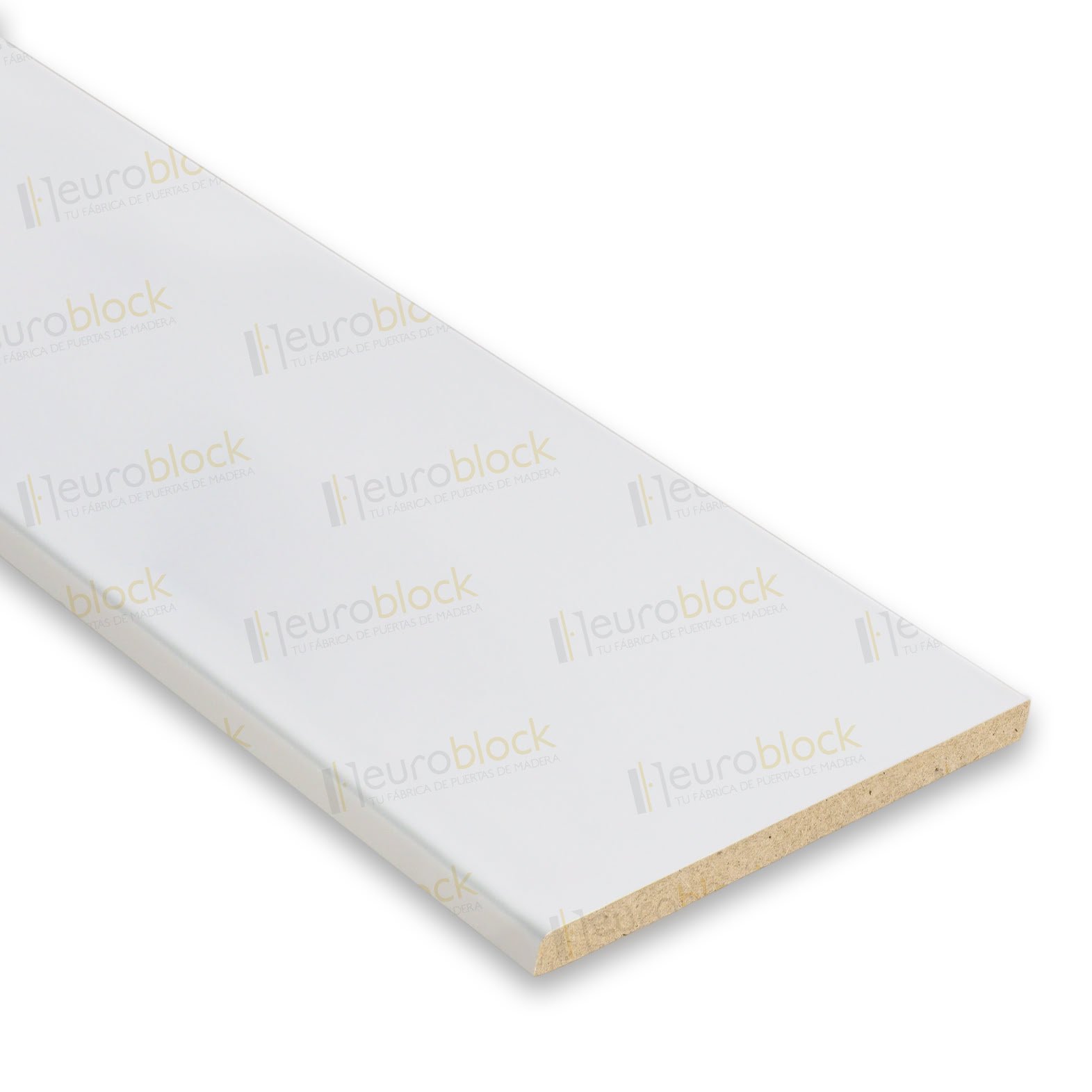 Kit 10 Tiras Tapeta Blanca Lacada MDF