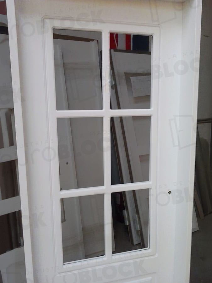 Puerta Block de Interior Lacada Blanca P-12