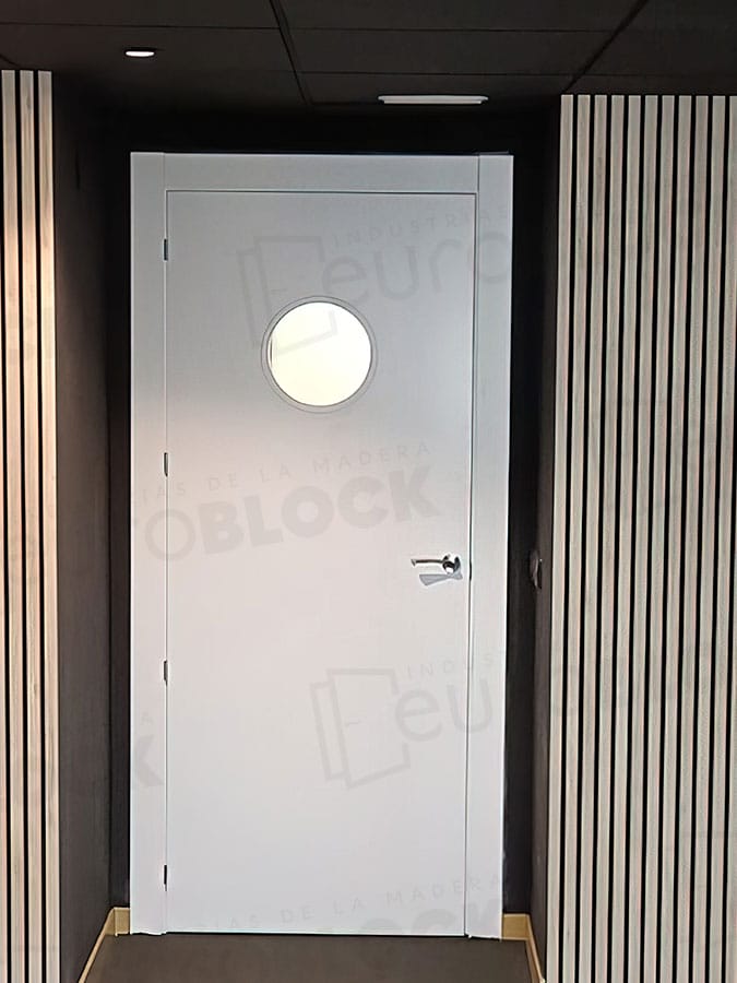 Puerta Block de Interior Lacada Blanca PL1