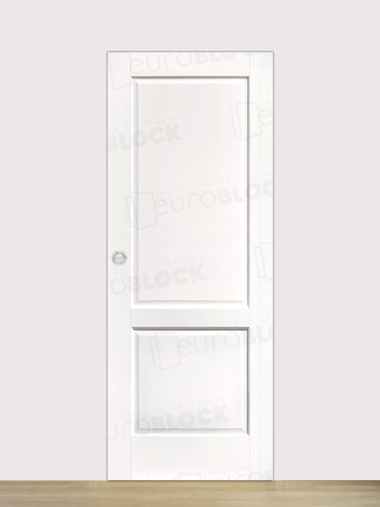 Puerta Corredera de Interior de Madera Pegaso Lacada en Blanco