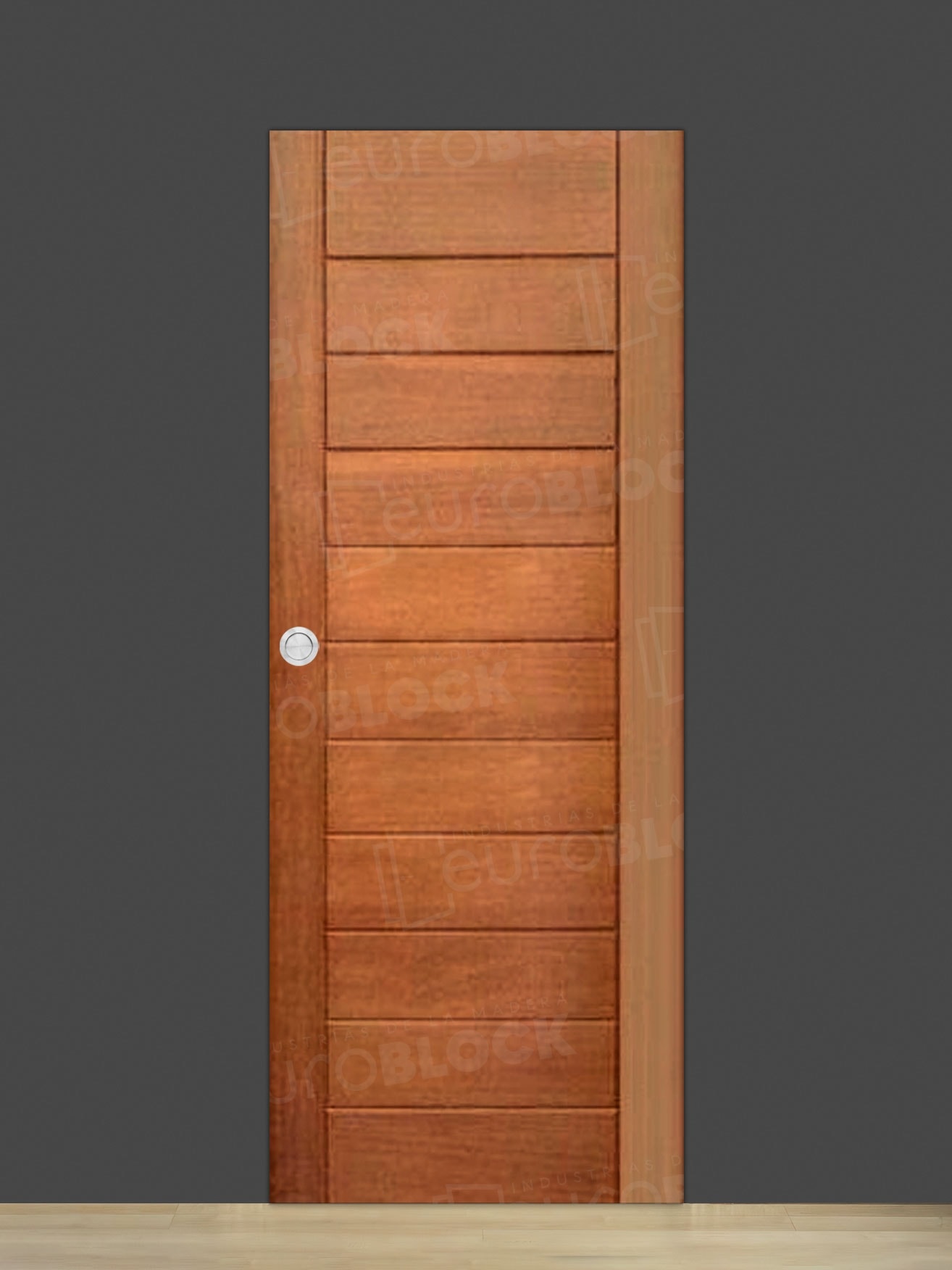 Puerta Corredera de Interior de Madera PM-5020 Roble