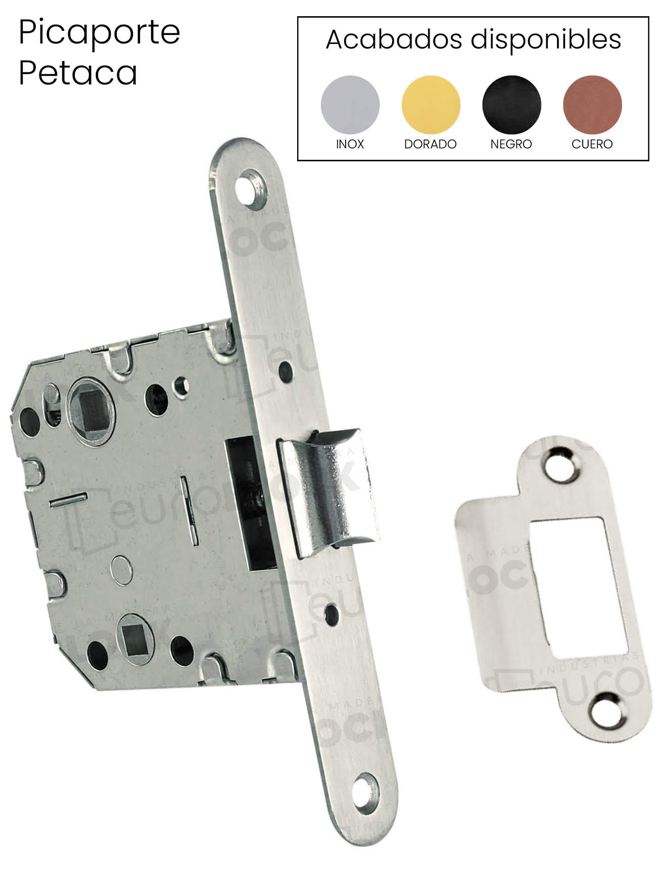 Puerta Block Rústica de Madera Bravo Lacada en Blanco