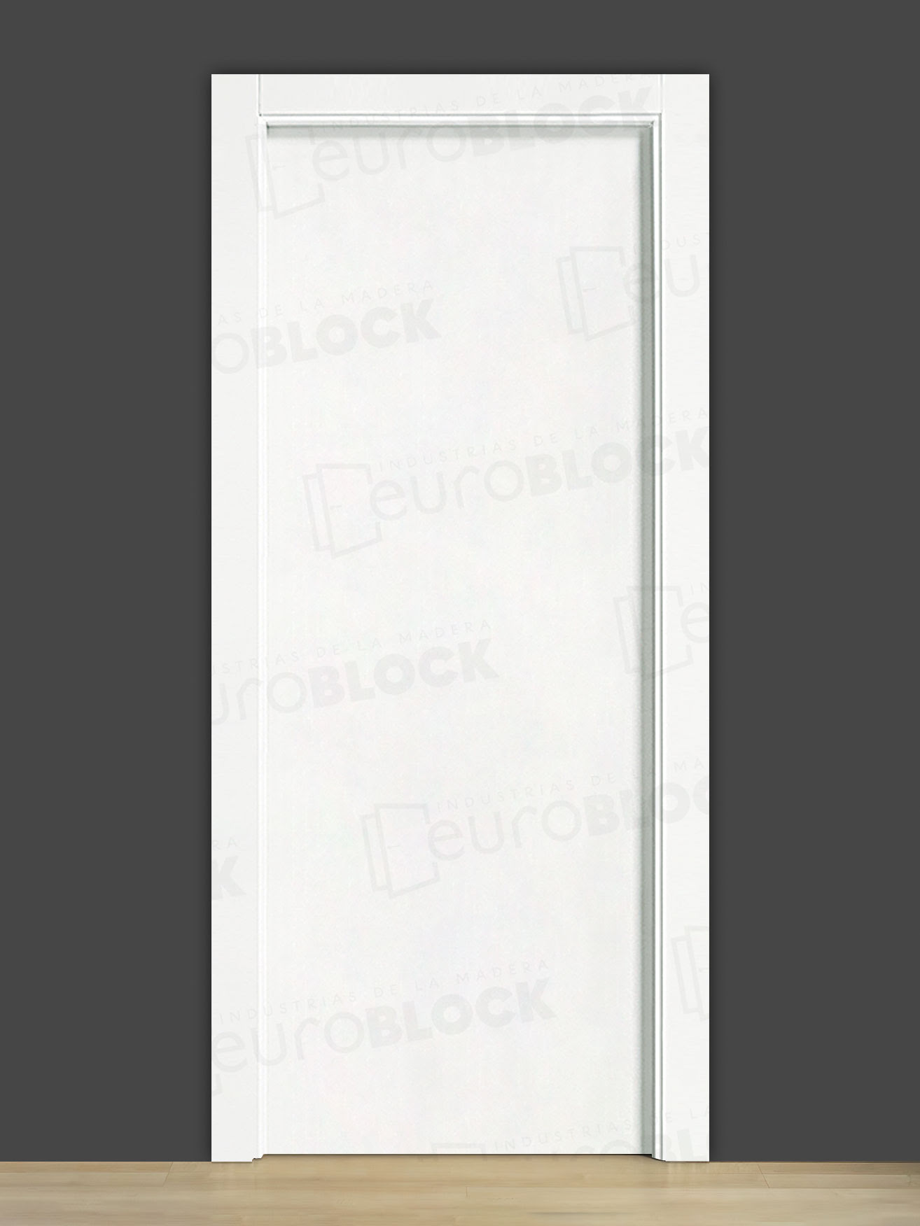 Puerta de Vaivén en Block de Interior Lacada Blanca PL1