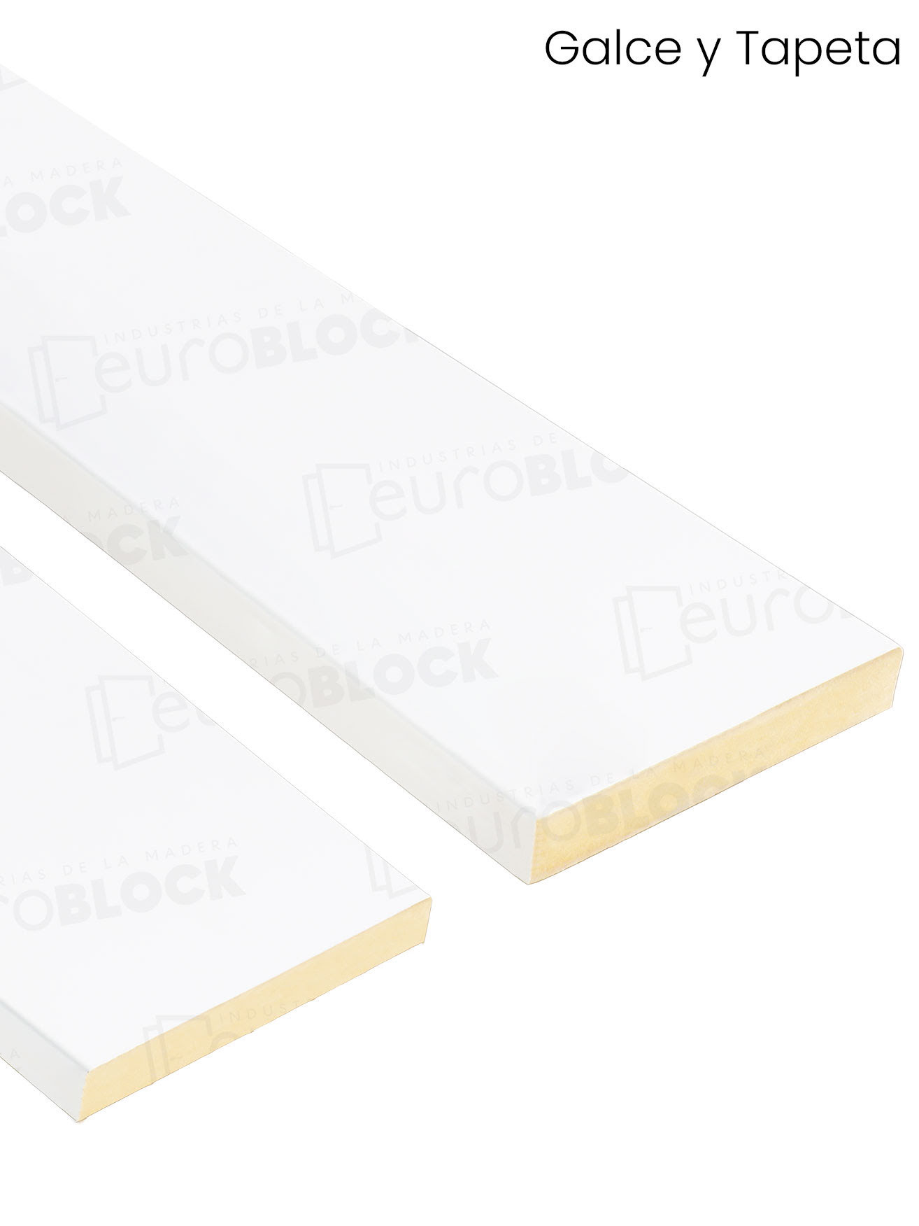 Puerta de Vaivén en Block de Interior Lacada Blanca PL1