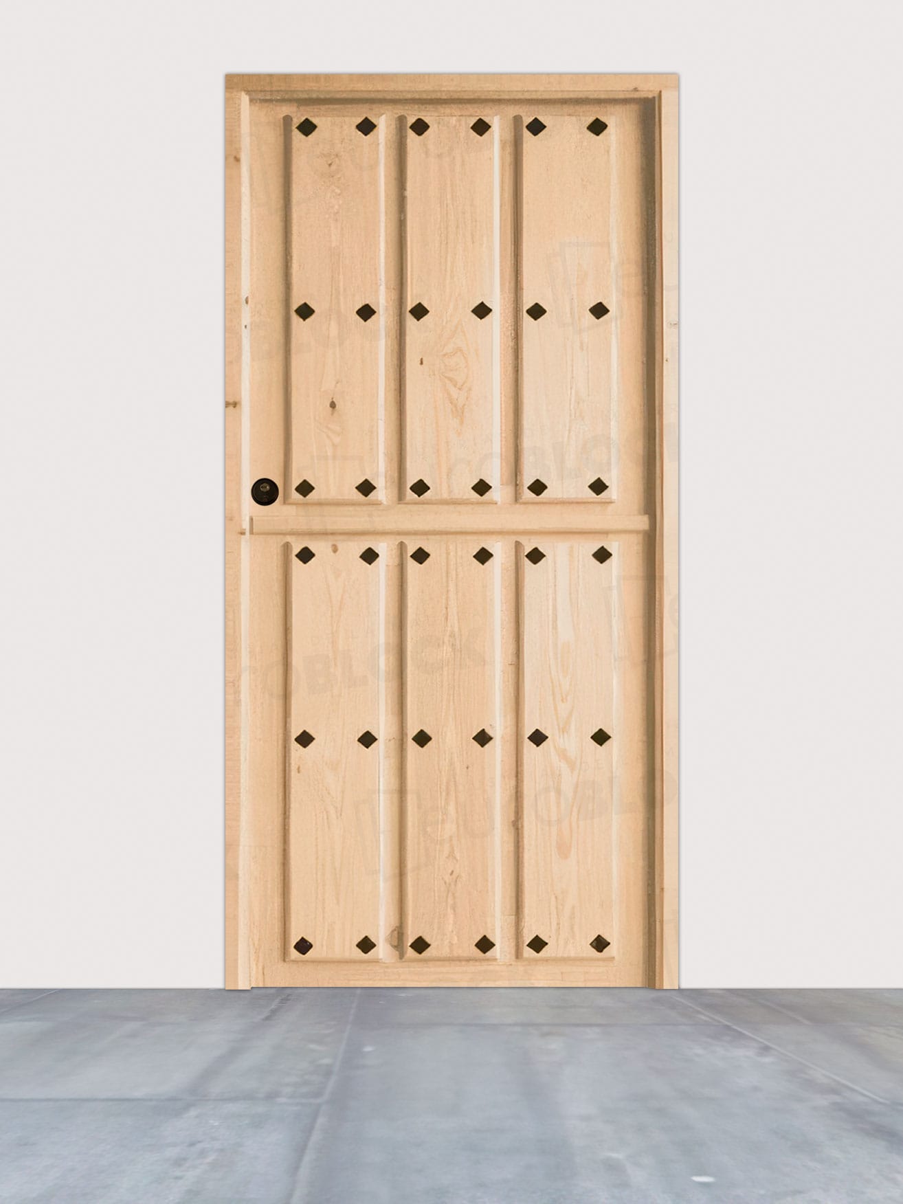 Puerta Partida de Exterior y Calle Madera Maciza PC-06