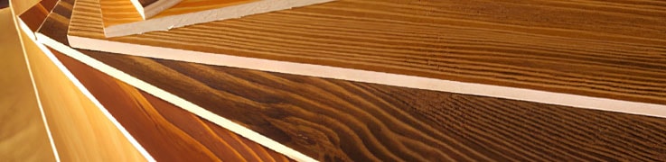 Muestrario orientativo de tonos para puertas de madera