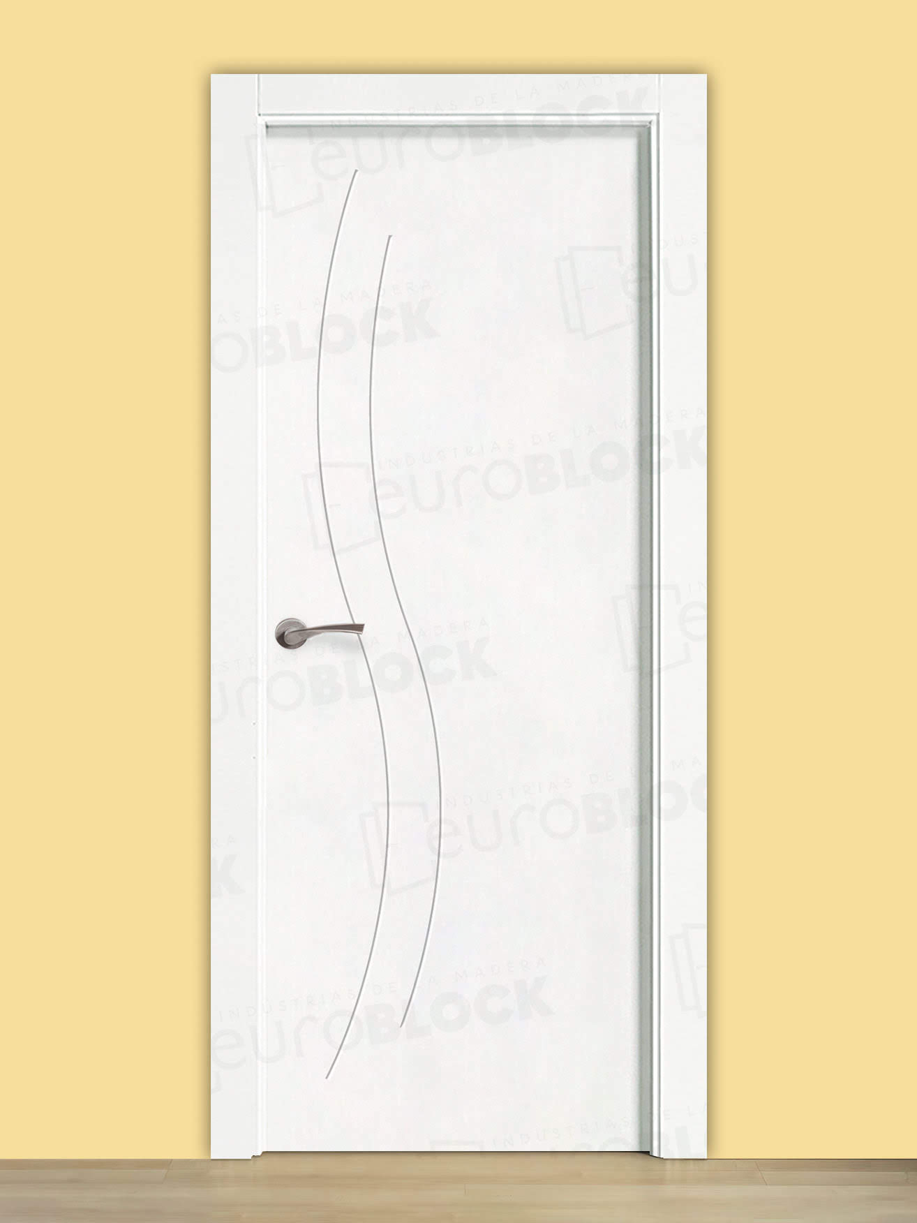 Puerta Block de Interior Lacada Blanca Libertad