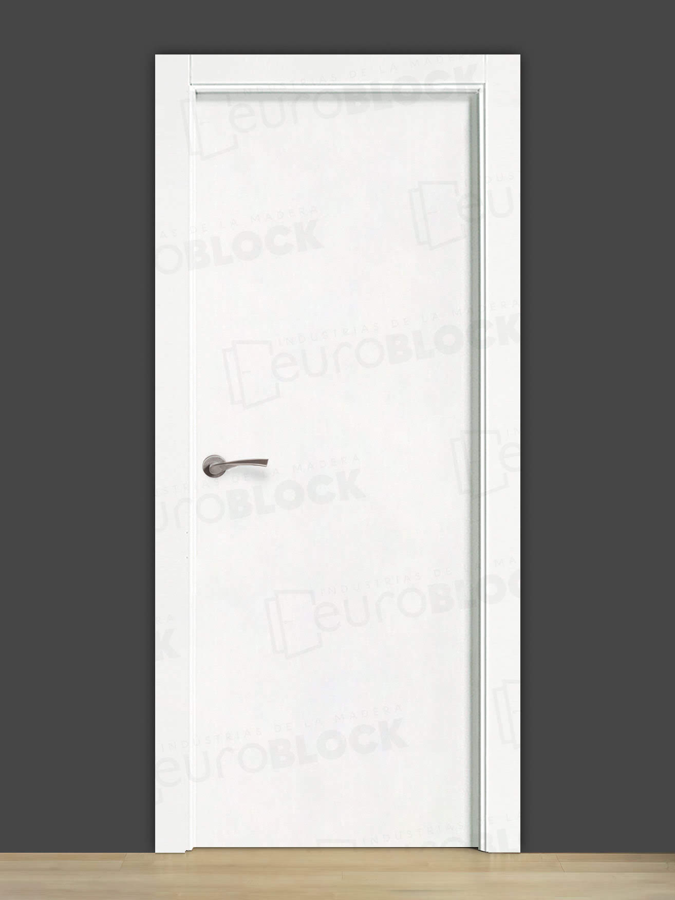 Puerta en Block de Interior Lacada Blanca Serie PL1