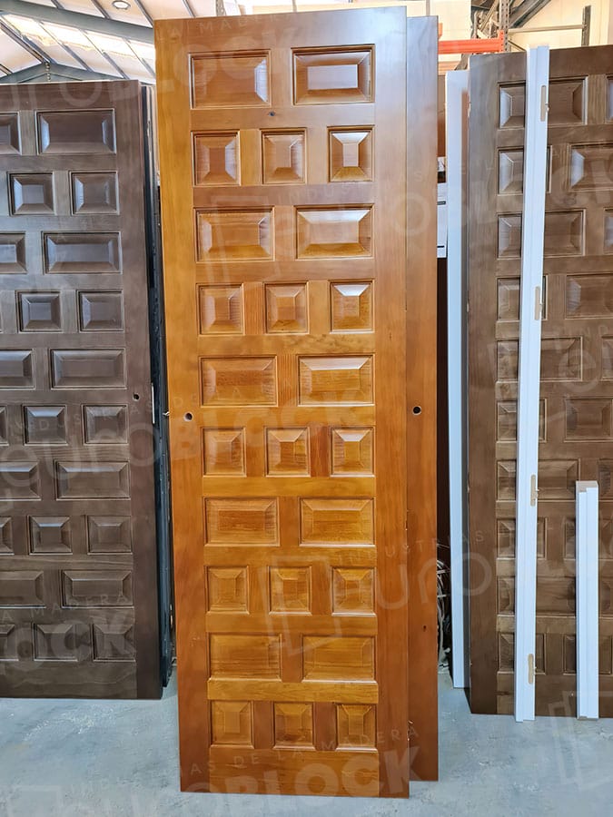 Puertas Castellanas en Block Rústicas de Madera