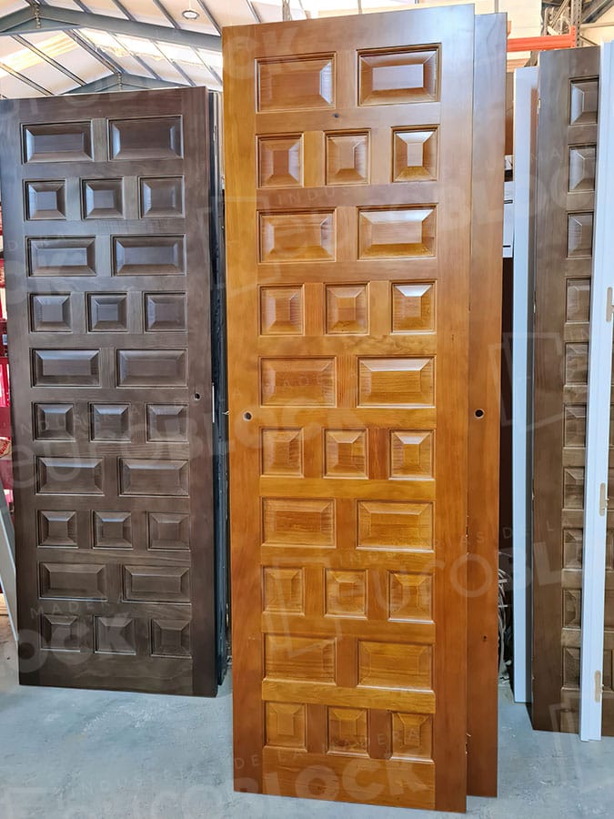 Puertas Castellanas en Block Rústicas de Madera